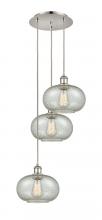 Innovations Lighting 113B-3P-PN-G249 - Gorham - 3 Light - 16 inch - Polished Nickel - Cord Hung - Multi Pendant