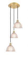 Innovations Lighting 113B-3P-SG-G422 - Arietta - 3 Light - 15 inch - Satin Gold - Cord Hung - Multi Pendant