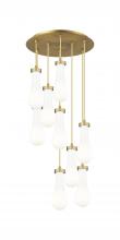 Innovations Lighting 119-451-1P-BB-G451-4GWH - Owego - 9 Light - 19 inch - Brushed Brushed Brass - Multi Pendant