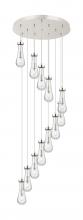 Innovations Lighting 126-451-1P-PN-G451-4CL - Owego - 12 Light - 24 inch - Polished Nickel - Multi Pendant