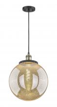Innovations Lighting 201C-BAB-G208-14 - Beacon - 1 Light - 14 inch - Black Antique Brass - Cord hung - Mini Pendant