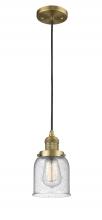 Innovations Lighting 201C-BB-G54 - Bell - 1 Light - 5 inch - Brushed Brass - Cord hung - Mini Pendant