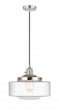 Innovations Lighting 201CSW-PN-G694-12 - Bridgeton - 1 Light - 16 inch - Polished Nickel - Cord hung - Mini Pendant