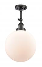 Innovations Lighting 201F-OB-G201-12 - Beacon - 1 Light - 12 inch - Oil Rubbed Bronze - Semi-Flush Mount