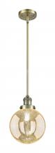 Innovations Lighting 201S-AB-G208-8 - Beacon - 1 Light - 8 inch - Antique Brass - Stem Hung - Mini Pendant
