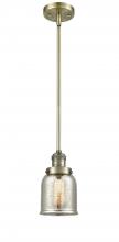 Innovations Lighting 201S-AB-G58 - Bell - 1 Light - 5 inch - Antique Brass - Stem Hung - Mini Pendant