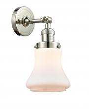 Innovations Lighting 203-PN-G191 - Bellmont - 1 Light - 7 inch - Polished Nickel - Sconce