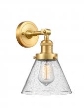 Innovations Lighting 203-SG-G44-LED - Cone - 1 Light - 8 inch - Satin Gold - Sconce