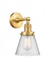 Innovations Lighting 203-SG-G64-LED - Cone - 1 Light - 6 inch - Satin Gold - Sconce