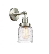 Innovations Lighting 203-SN-G513-LED - Bell - 1 Light - 5 inch - Brushed Satin Nickel - Sconce