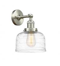 Innovations Lighting 203-SN-G713-LED - Bell - 1 Light - 8 inch - Brushed Satin Nickel - Sconce