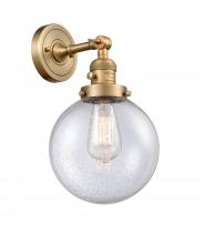 Innovations Lighting 203SW-BB-G204-8 - Beacon - 1 Light - 8 inch - Brushed Brass - Sconce