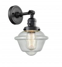 Innovations Lighting 203SW-BK-G534 - Oxford - 1 Light - 8 inch - Matte Black - Sconce