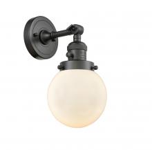 Innovations Lighting 203SW-OB-G201-6-LED - Beacon - 1 Light - 6 inch - Oil Rubbed Bronze - Sconce