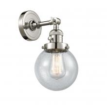 Innovations Lighting 203SW-PN-G204-6-LED - Beacon - 1 Light - 6 inch - Polished Nickel - Sconce