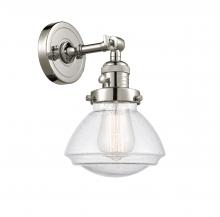 Innovations Lighting 203SW-PN-G324-LED - Olean - 1 Light - 7 inch - Polished Nickel - Sconce