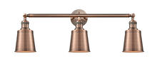 Innovations Lighting 205-AC-M9-AC - Addison - 3 Light - 32 inch - Antique Copper - Bath Vanity Light