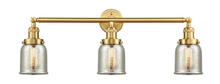 Innovations Lighting 205-SG-G58 - Bell - 3 Light - 30 inch - Satin Gold - Bath Vanity Light