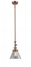 Innovations Lighting 206-AC-G42 - Cone - 1 Light - 8 inch - Antique Copper - Stem Hung - Mini Pendant