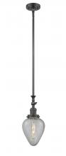 Innovations Lighting 206-OB-G165 - Geneseo - 1 Light - 7 inch - Oil Rubbed Bronze - Stem Hung - Mini Pendant