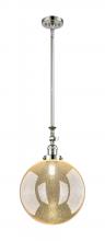 Innovations Lighting 206-PN-G208-12 - Beacon - 1 Light - 12 inch - Polished Nickel - Stem Hung - Adjustable Mini Pendant