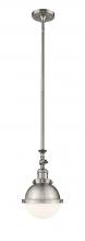 Innovations Lighting 206-SN-HFS-61-SN - Hampden - 1 Light - 7 inch - Brushed Satin Nickel - Stem Hung - Mini Pendant