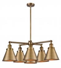 Innovations Lighting 207-6CR-BB-M13-BB - Appalachian 6 Light Chandelier