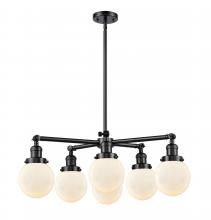 Innovations Lighting 207-6CR-OB-G201-6 - Beacon Chandelier