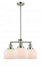 Innovations Lighting 207-PN-G71 - Bell - 3 Light - 22 inch - Polished Nickel - Stem Hung - Chandelier