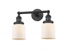 Innovations Lighting 208-BK-G51 - Bell - 2 Light - 16 inch - Matte Black - Bath Vanity Light