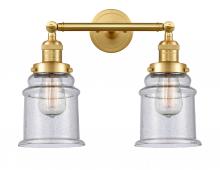 Innovations Lighting 208-SG-G184 - Canton - 2 Light - 17 inch - Satin Gold - Adjustable Bath Vanity Light