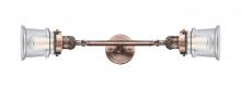 Innovations Lighting 208L-AC-G182S - Canton - 2 Light - 6 inch - Antique Copper - Adjustable Bath Vanity Light