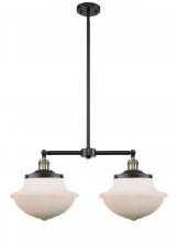 Innovations Lighting 209-BAB-G541 - Oxford - 2 Light - 25 inch - Black Antique Brass - Stem Hung - Adjustable Island Light