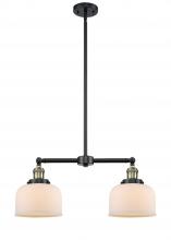 Innovations Lighting 209-BAB-G71 - Bell - 2 Light - 21 inch - Black Antique Brass - Stem Hung - Island Light