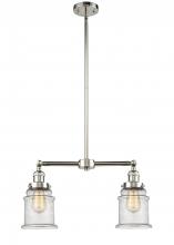 Innovations Lighting 209-PN-G184 - Canton - 2 Light - 21 inch - Polished Nickel - Stem Hung - Adjustable Island Light