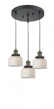 Innovations Lighting 211/3-BAB-G71 - Large Bell 3 Light Multi-Pendant