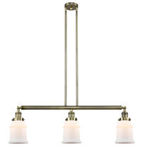 Innovations Lighting 213-AB-G181 - Canton - 3 Light - 39 inch - Antique Brass - Stem Hung - Adjustable Island Light