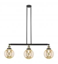 Innovations Lighting 213-BAB-G208-8 - Beacon - 3 Light - 41 inch - Black Antique Brass - Stem Hung - Adjustable Island Light