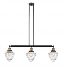 Innovations Lighting 213-BAB-G664-7 - Bullet - 3 Light - 38 inch - Black Antique Brass - Stem Hung - Adjustable Island Light