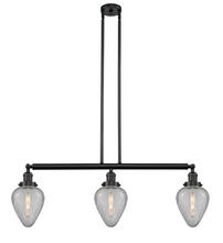 Innovations Lighting 213-OB-G165 - Geneseo - 3 Light - 38 inch - Oil Rubbed Bronze - Stem Hung - Island Light