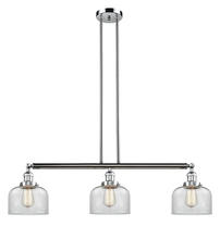 Innovations Lighting 213-PC-G72 - Bell - 3 Light - 41 inch - Polished Chrome - Stem Hung - Adjustable Island Light