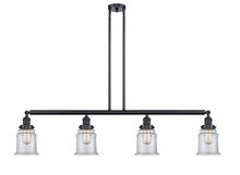 Innovations Lighting 214-BK-G182 - Canton - 4 Light - 51 inch - Matte Black - Stem Hung - Island Light