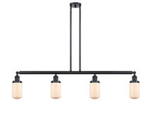 Innovations Lighting 214-BK-G311 - Dover - 4 Light - 49 inch - Matte Black - Stem Hung - Island Light