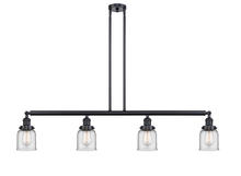Innovations Lighting 214-BK-G52 - Bell - 4 Light - 50 inch - Matte Black - Stem Hung - Island Light
