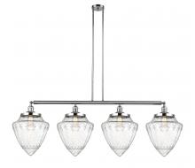 Innovations Lighting 214-PC-G664-12 - Bullet - 4 Light - 50 inch - Polished Chrome - Stem Hung - Island Light