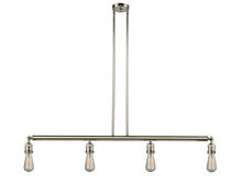 Innovations Lighting 214-PN - Bare Bulb - 4 Light - 48 inch - Polished Nickel - Stem Hung - Island Light