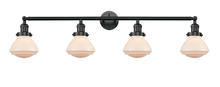 Innovations Lighting 215-BK-G321 - Olean - 4 Light - 43 inch - Matte Black - Adjustable Bath Vanity Light