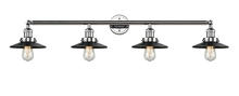 Innovations Lighting 215-PC-M6BK - Railroad - 4 Light - 44 inch - Polished Chrome - Bath Vanity Light