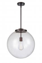 Innovations Lighting 221-1S-OB-G204-16 - Beacon - 1 Light - 16 inch - Oil Rubbed Bronze - Cord hung - Pendant