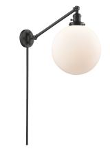 Innovations Lighting 237-OB-G201-12 - Beacon - 1 Light - 12 inch - Oil Rubbed Bronze - Swing Arm